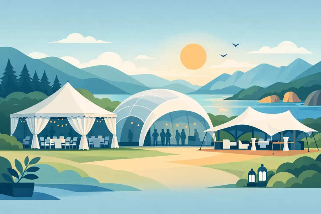 Carpas para eventos en Asturias: qué elegir