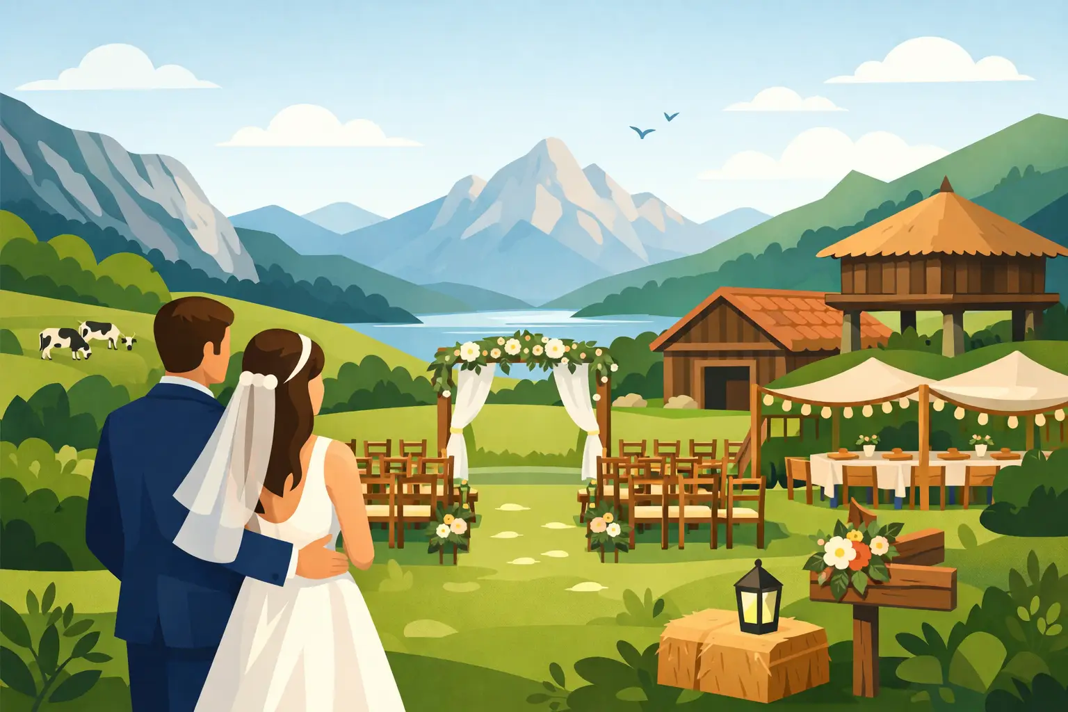 Cómo planificar bodas rurales en Asturias