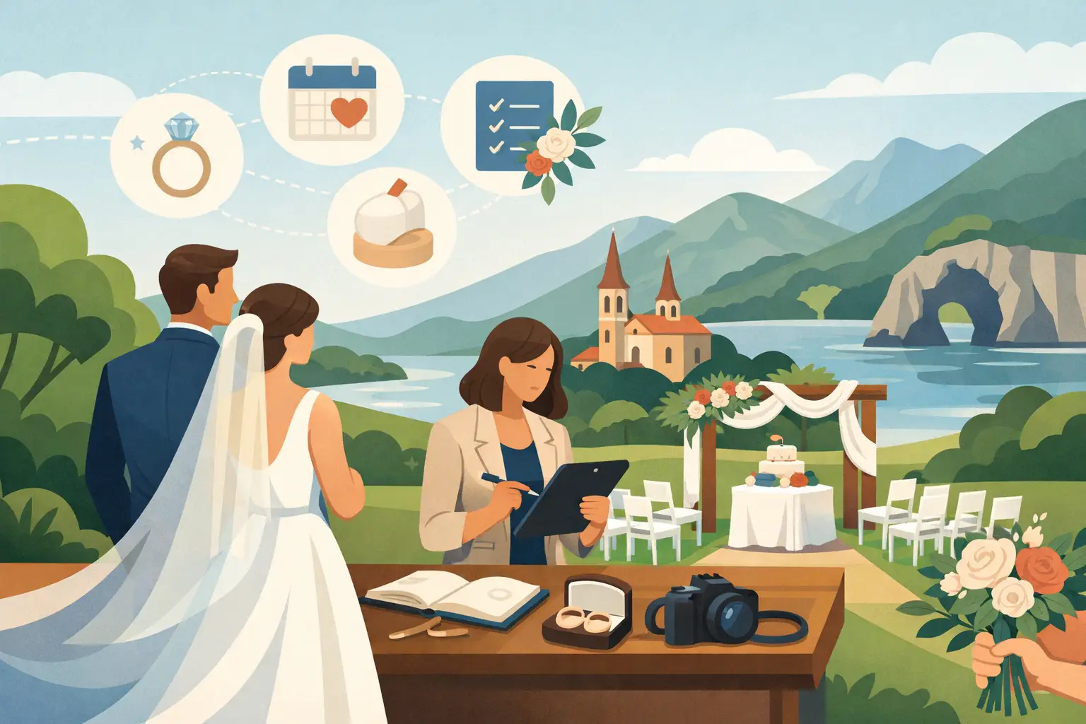 Organización de bodas en Asturias bien hecha