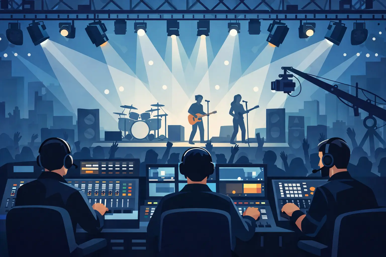 Producción técnica para conciertos bien resuelta