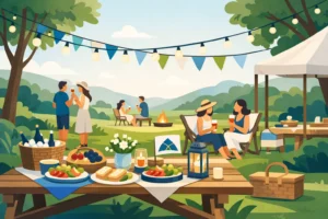 Guía de fiestas al aire libre que salen bien