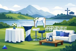 Mobiliario eventos Asturias: qué elegir