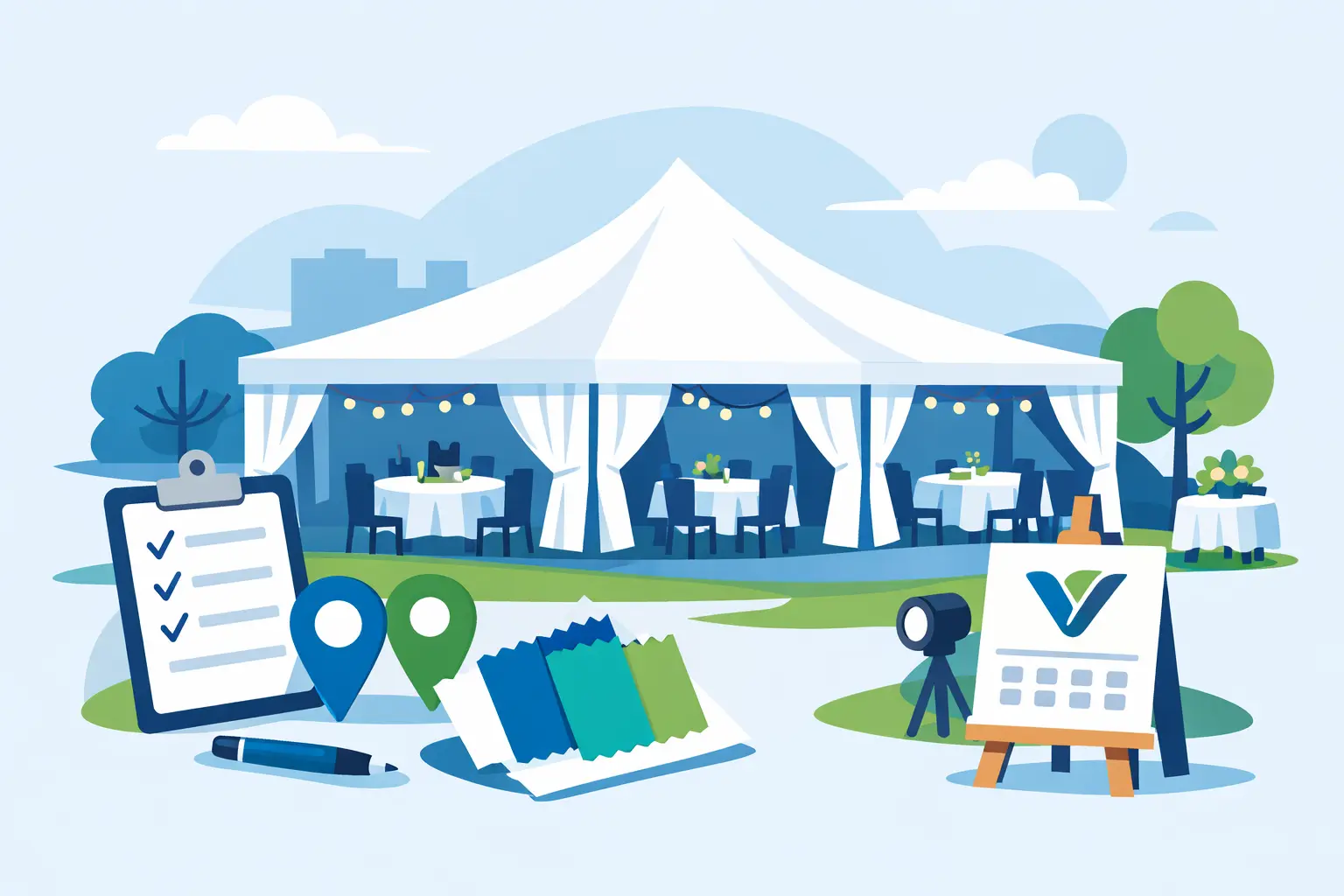 Cómo alquilar una carpa adecuada para tu evento
