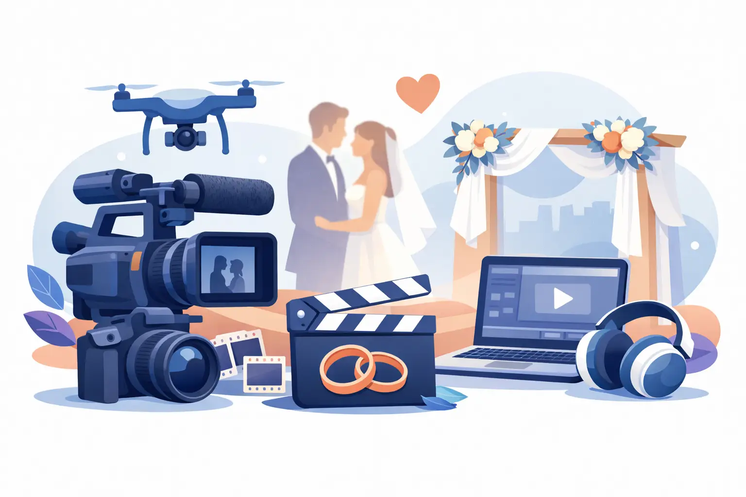 Material audiovisual para bodas bien elegido