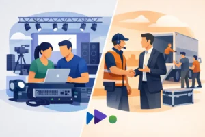 Producción propia o subcontratada para eventos