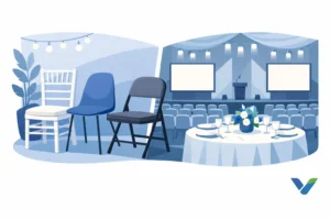Alquiler de sillas para eventos bien elegido