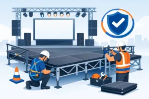 Tarimas para eventos con montaje seguro